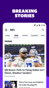 اسکرین شات برنامه Yahoo Sports: Scores & News 4