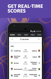 اسکرین شات 1 برنامه Yahoo Sport: Football & More