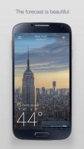 اسکرین شات برنامه Yahoo Weather 1