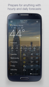 اسکرین شات برنامه Yahoo Weather 2