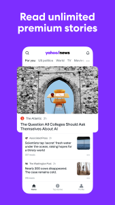 اسکرین شات 2 برنامه Yahoo News: Daily News For You