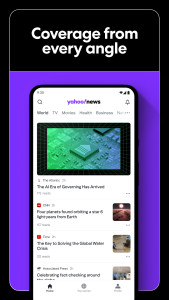 اسکرین شات 5 برنامه Yahoo News: Daily News For You