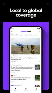 اسکرین شات برنامه Yahoo News: Your Guide to News 5