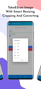 اسکرین شات 2 برنامه Resize image & Convert photo