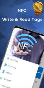 اسکرین شات برنامه NFC write and read tags 1