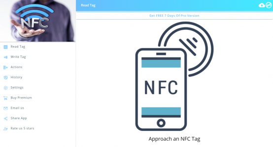 اسکرین شات برنامه NFC write and read tags 6