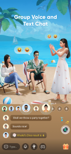 اسکرین شات 2 برنامه Waha - 3D Avatar Voice Chat