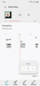 اسکرین شات برنامه MyChord - chord for any music 4