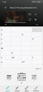 اسکرین شات برنامه MyChord - chord for any music 1
