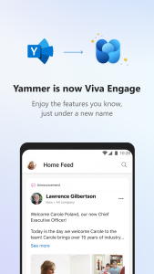 اسکرین شات برنامه Viva Engage 1