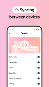 اسکرین شات 4 برنامه Yandex Browser (alpha)