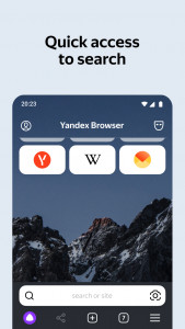 اسکرین شات برنامه Yandex Browser with Protect 1