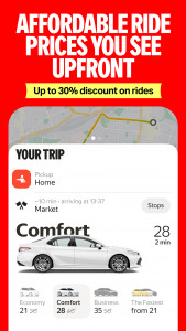 اسکرین شات 3 برنامه Yango: taxi, food, delivery