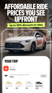 اسکرین شات 3 برنامه Yango: taxi, food, delivery