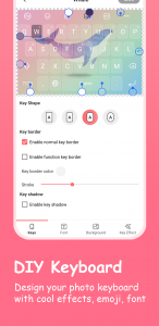 اسکرین شات برنامه Emoji Keyboard: Fonts, Emojis 2