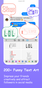 اسکرین شات 3 برنامه Emoji Keyboard: Fonts, Emojis