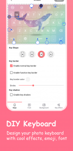 اسکرین شات 2 برنامه Emoji Keyboard: Fonts, Emojis
