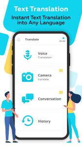 اسکرین شات 1 برنامه Voice Translator All Languages