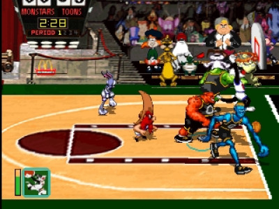 اسکرین شات بازی بسکتبال لونی تونز و مایکل جردن (دونفره) 4