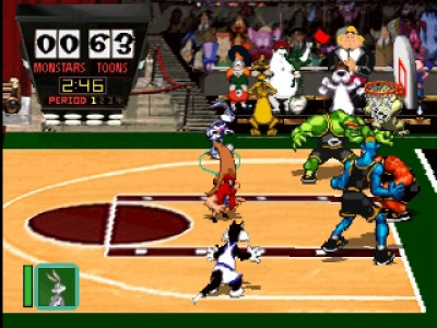 اسکرین شات بازی بسکتبال لونی تونز و مایکل جردن (دونفره) 9