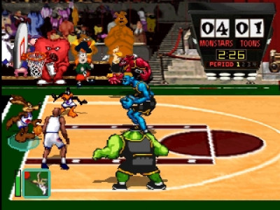 اسکرین شات بازی بسکتبال لونی تونز و مایکل جردن (دونفره) 6