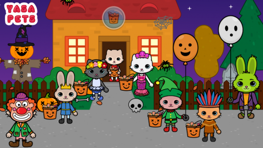 اسکرین شات بازی Yasa Pets Halloween 1
