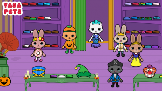 اسکرین شات بازی Yasa Pets Halloween 6