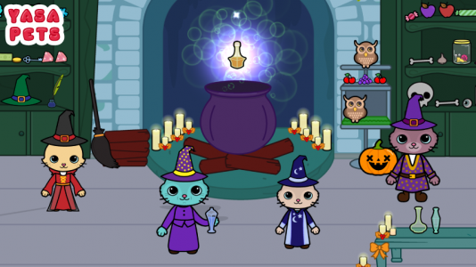 اسکرین شات بازی Yasa Pets Halloween 2