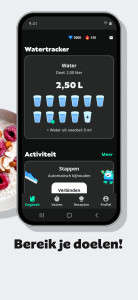 اسکرین شات 5 برنامه Yazio: calorieënteller