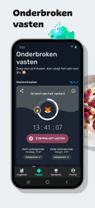 اسکرین شات 4 برنامه Yazio: calorieënteller