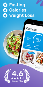 اسکرین شات 1 برنامه YAZIO Food & Calorie Counter