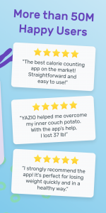 اسکرین شات 8 برنامه YAZIO Food & Calorie Counter