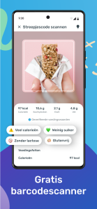 اسکرین شات 3 برنامه YAZIO: calorieën tellen met AI