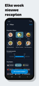 اسکرین شات 6 برنامه Yazio: calorieënteller