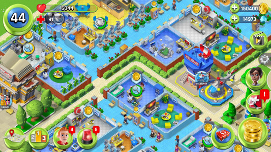 اسکرین شات 6 بازی Dream Hospital: Doctor Tycoon
