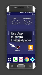 اسکرین شات برنامه S6 Edge HD Live Wallpaper 4