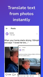 اسکرین شات 3 برنامه Swift Translate: Screen & Chat