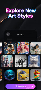اسکرین شات 4 برنامه ETM: AI Image Generator