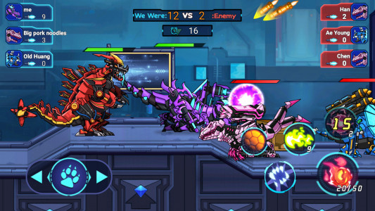 اسکرین شات بازی Mech Dinosaur War 4