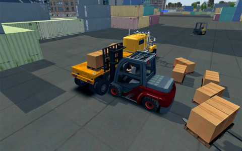 اسکرین شات بازی Forklift Simulator 1