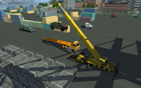 اسکرین شات بازی Mobile Crane Simulator 2