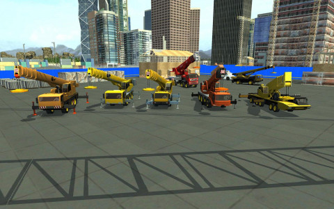 اسکرین شات بازی Mobile Crane Simulator 1