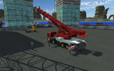 اسکرین شات بازی Mobile Crane Simulator 5