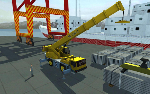 اسکرین شات بازی Mobile Crane Simulator 4