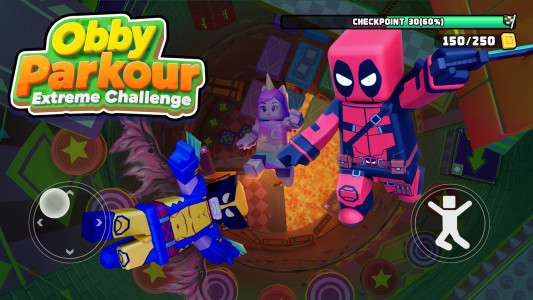 اسکرین شات 2 بازی Obby Parkour Extreme Challenge