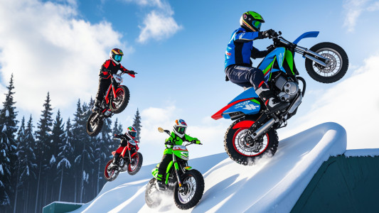 اسکرین شات 3 بازی Real Extreme Moto Racing