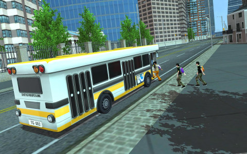 اسکرین شات بازی School Bus Driving Game 2