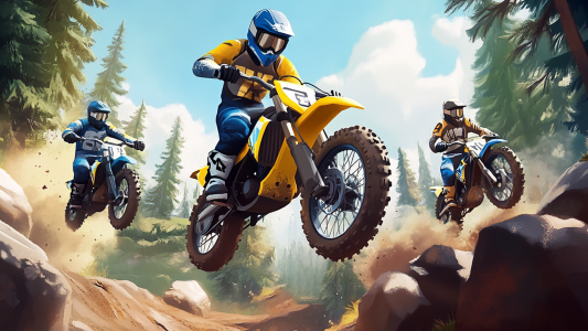 اسکرین شات 1 بازی Stunt Motorcycle Racing Game