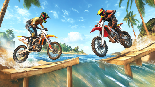 اسکرین شات 4 بازی Stunt Motorcycle Racing Game