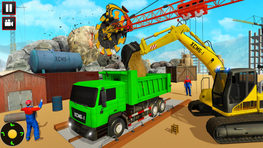 اسکرین شات برنامه Excavator Construction Games 2